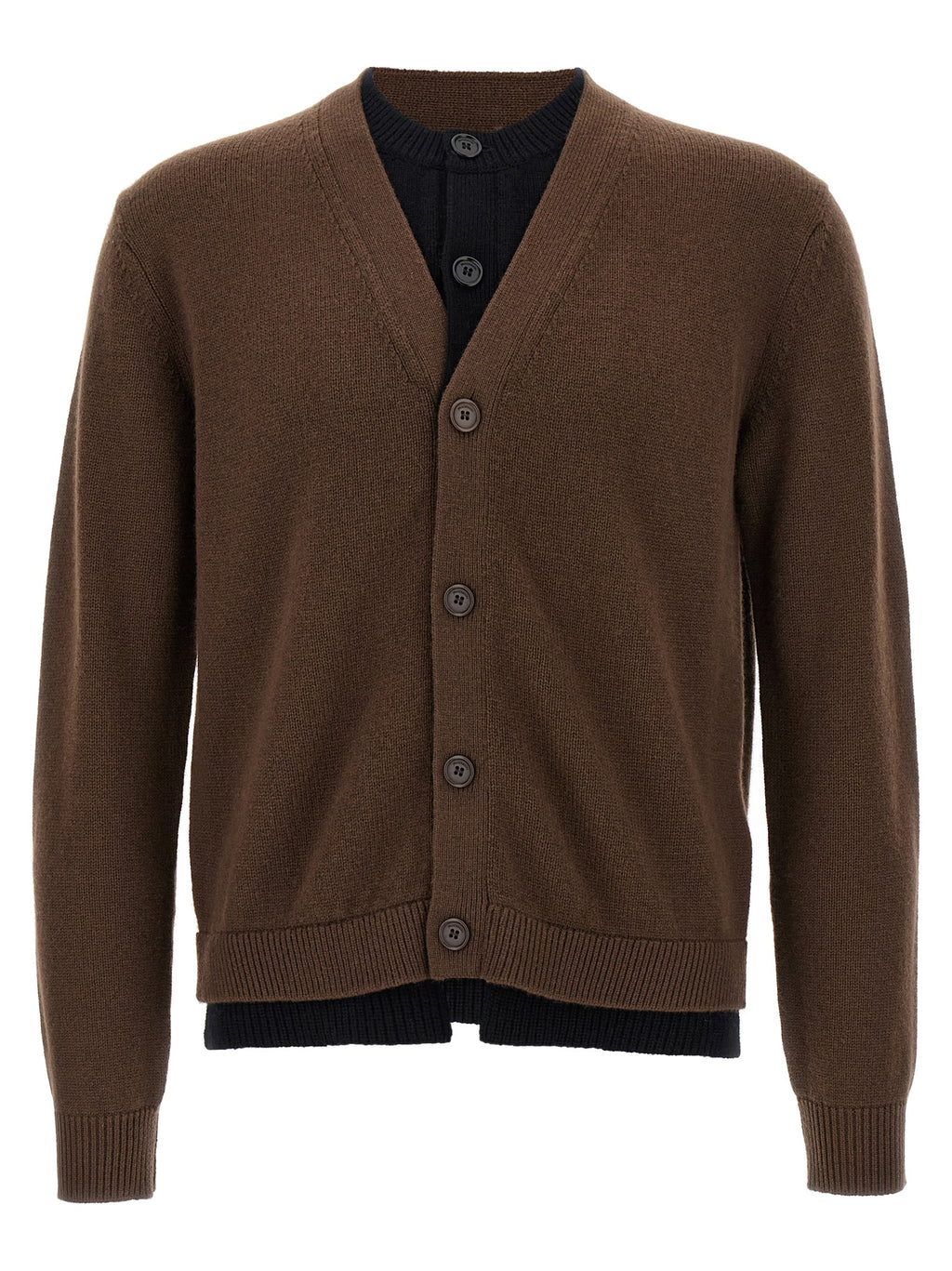 J.W.Anderson Brown Wool Cardigan