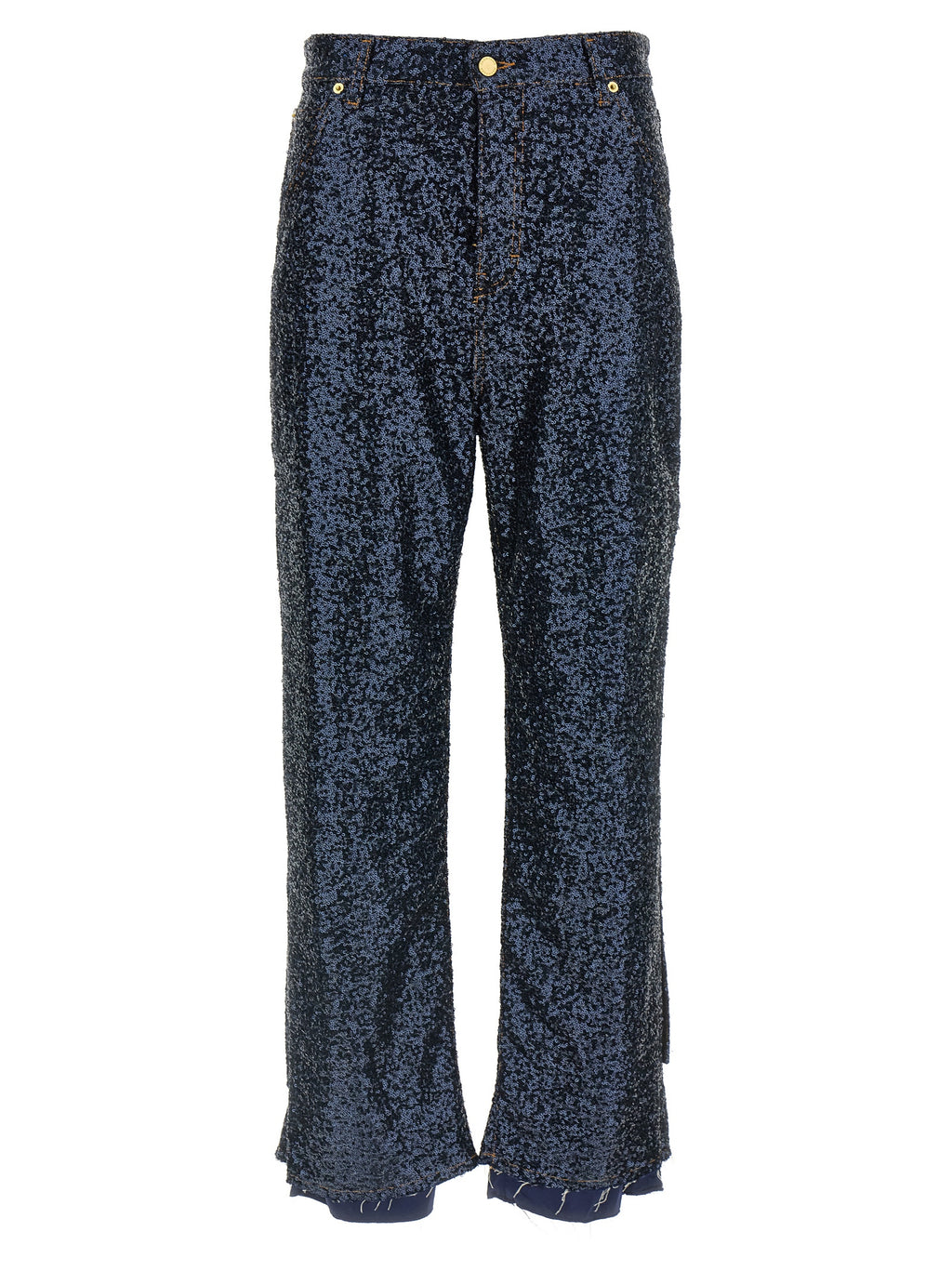 Darkpark Blue Cotton Jeans Denim