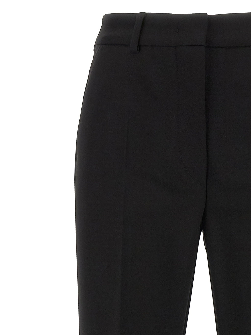 Sportmax Black Viscose Casual Pants