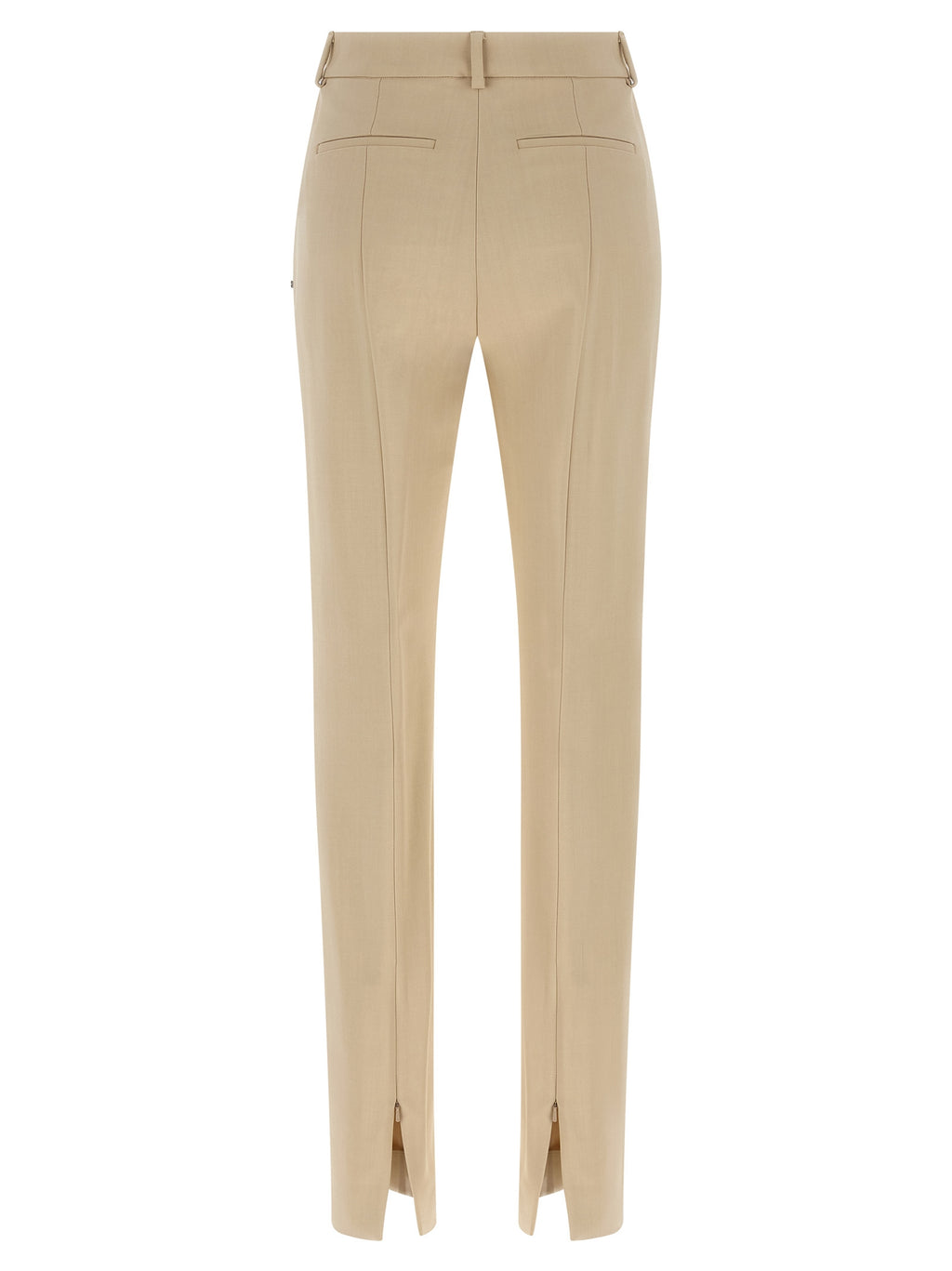 Sportmax Beige Viscose Dress Pants