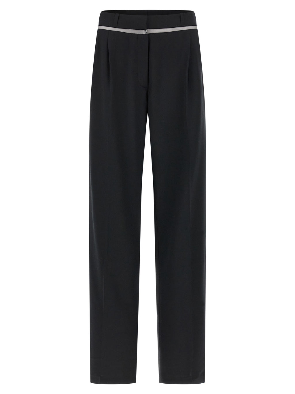 Nensi Dojaka Black Virgin Wool Casual Pants