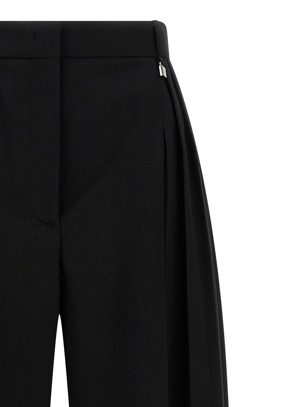 Giuseppe Di Morabito Black Virgin Wool Dress Pants