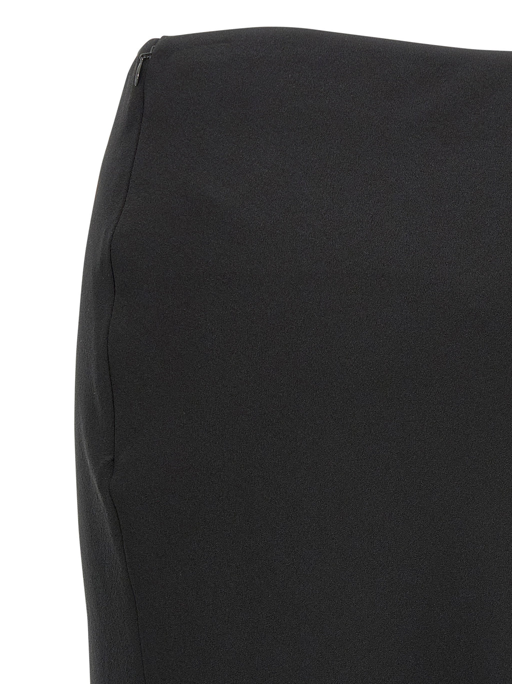 Alessandra Rich Black Virgin Wool Mini Skirt