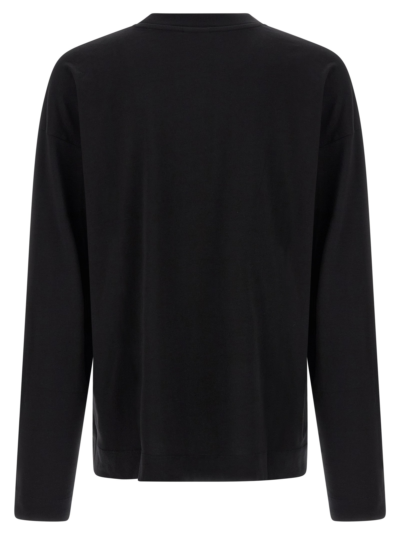 Dries Van Noten Black Cotton T-Shirt