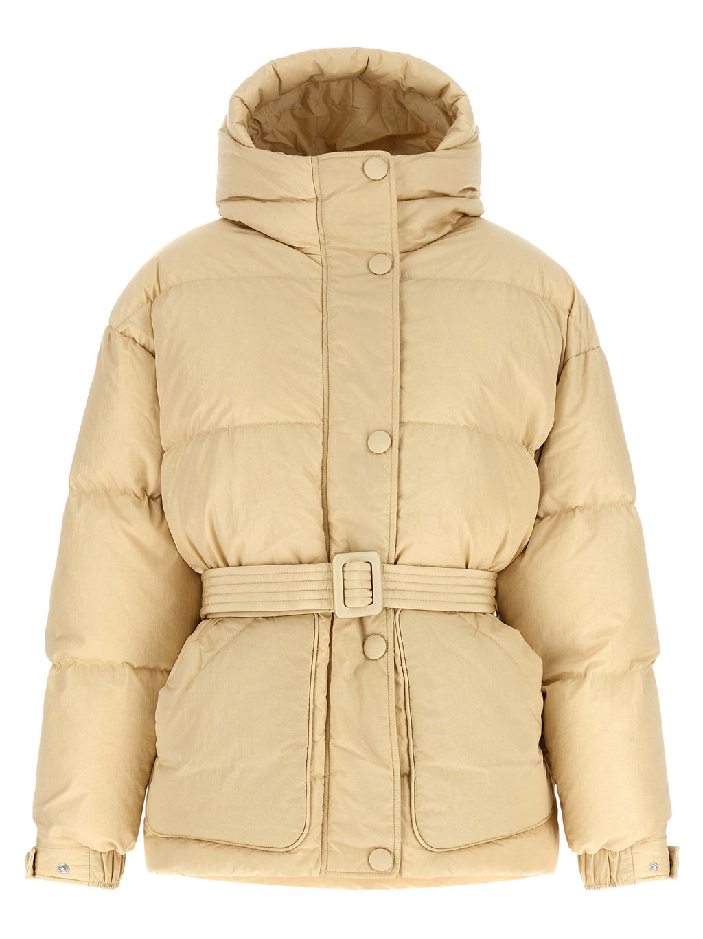 IENKI IENKI Beige Nylon Shell Jacket