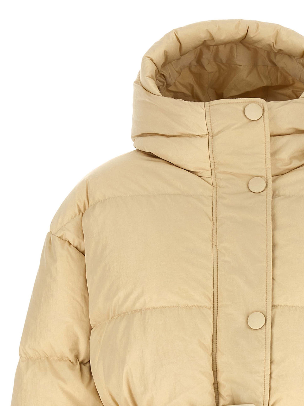 IENKI IENKI Beige Nylon Shell Jacket