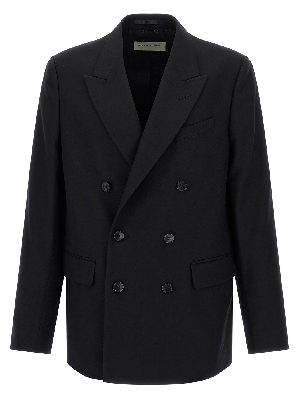 Dries Van Noten Black Wool Blazer