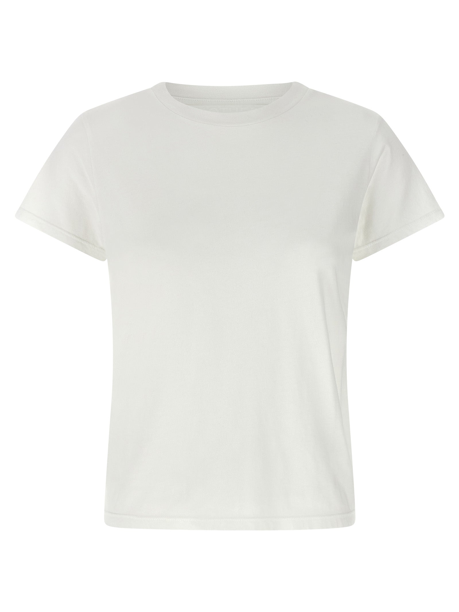 Mother Denim White Cotton T-Shirt