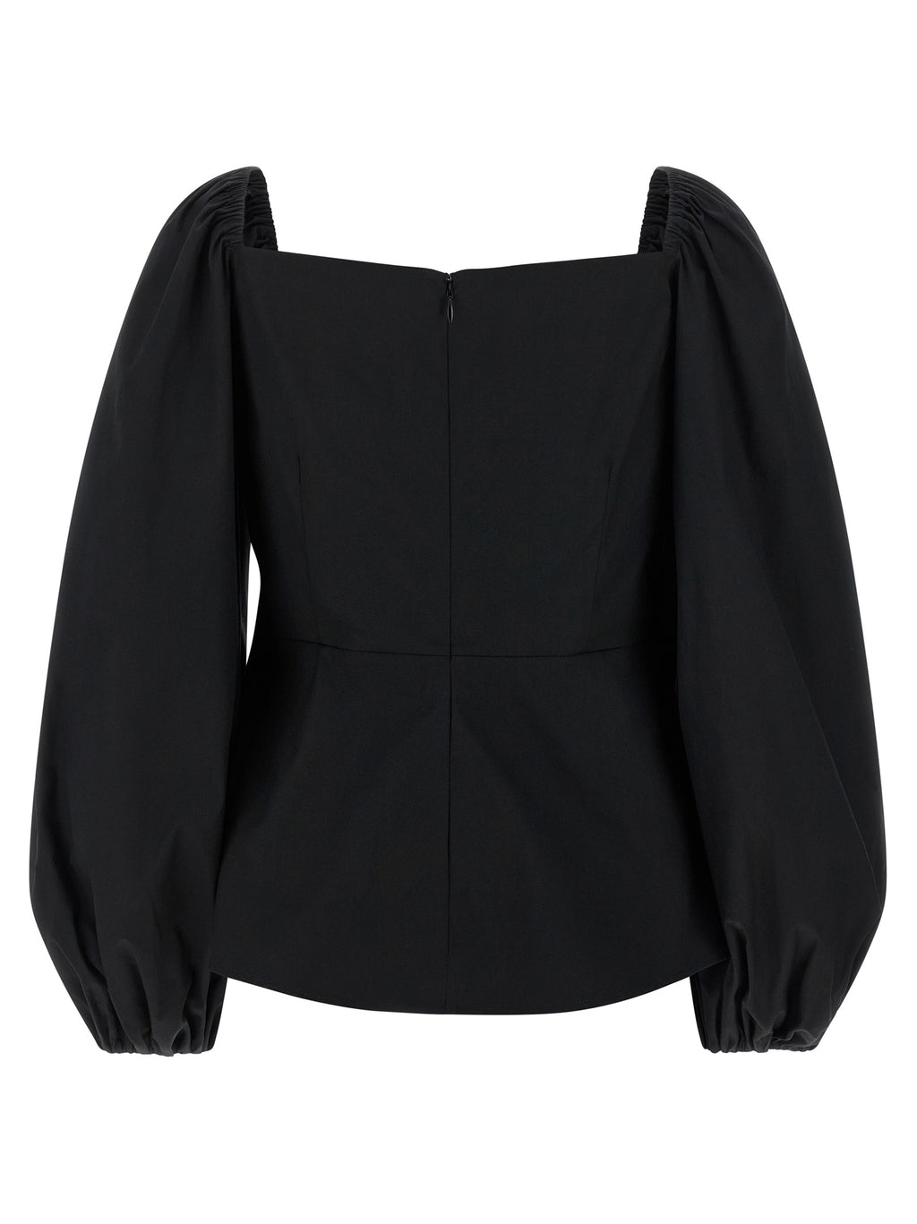 Carolina Herrera Black Cotton Tank Tops