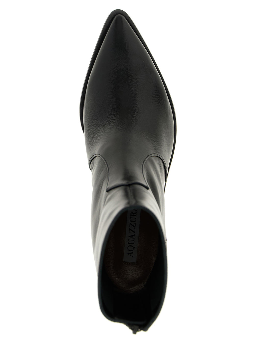 Aquazzura Black Calfskin Chelsea Boots