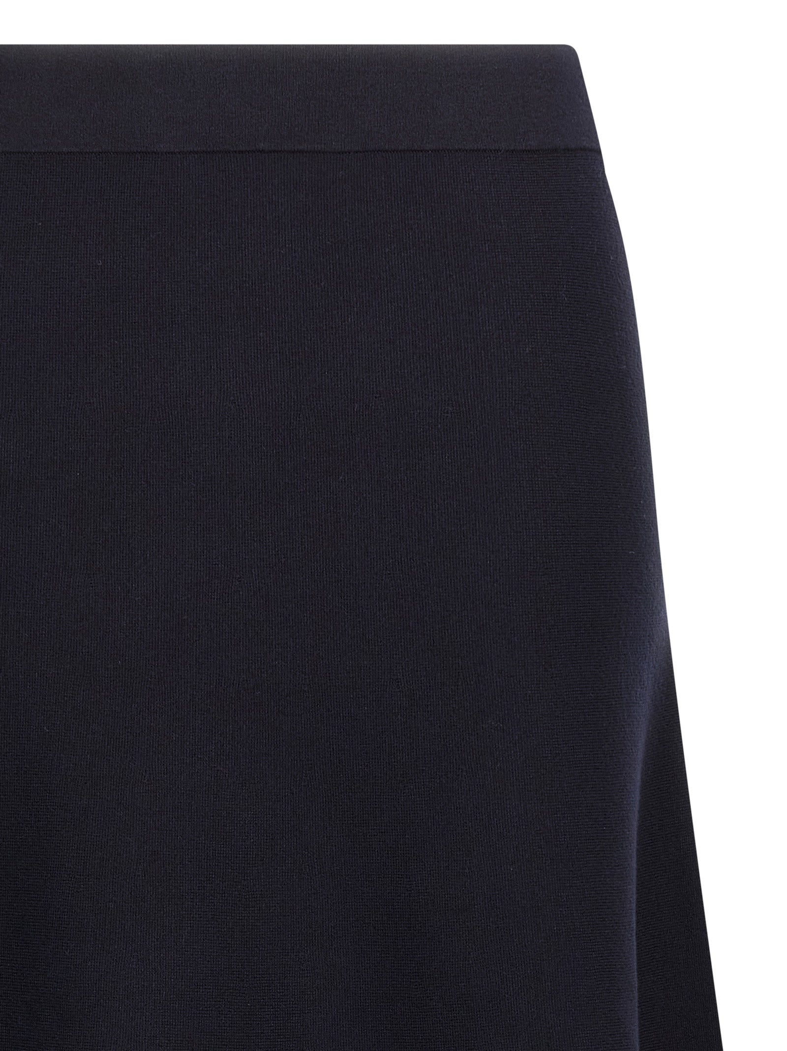 Max Mara Blue Viscose Midi Skirt