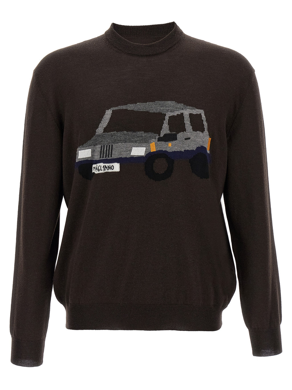 Magliano Brown Wool Cardigan