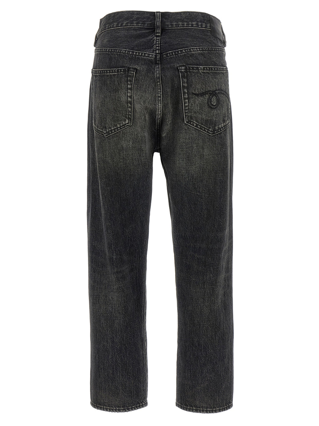R13 Black Cotton Jeans Denim