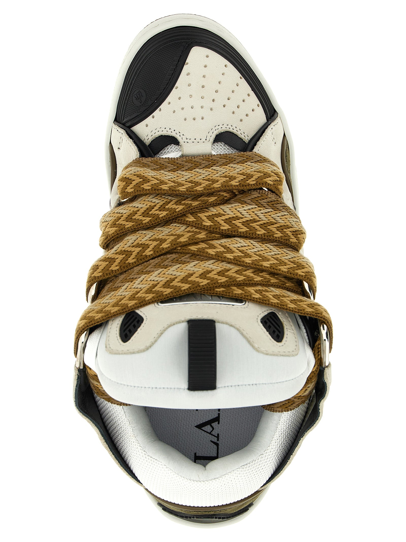 Lanvin Multicolor Calf Leather Bos Taurus Chunky Sneakers