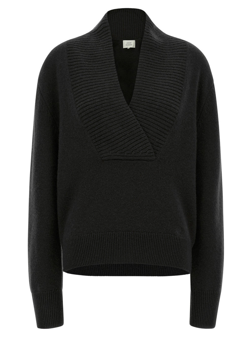 Loulou De Saison Black Cashmere Cardigan