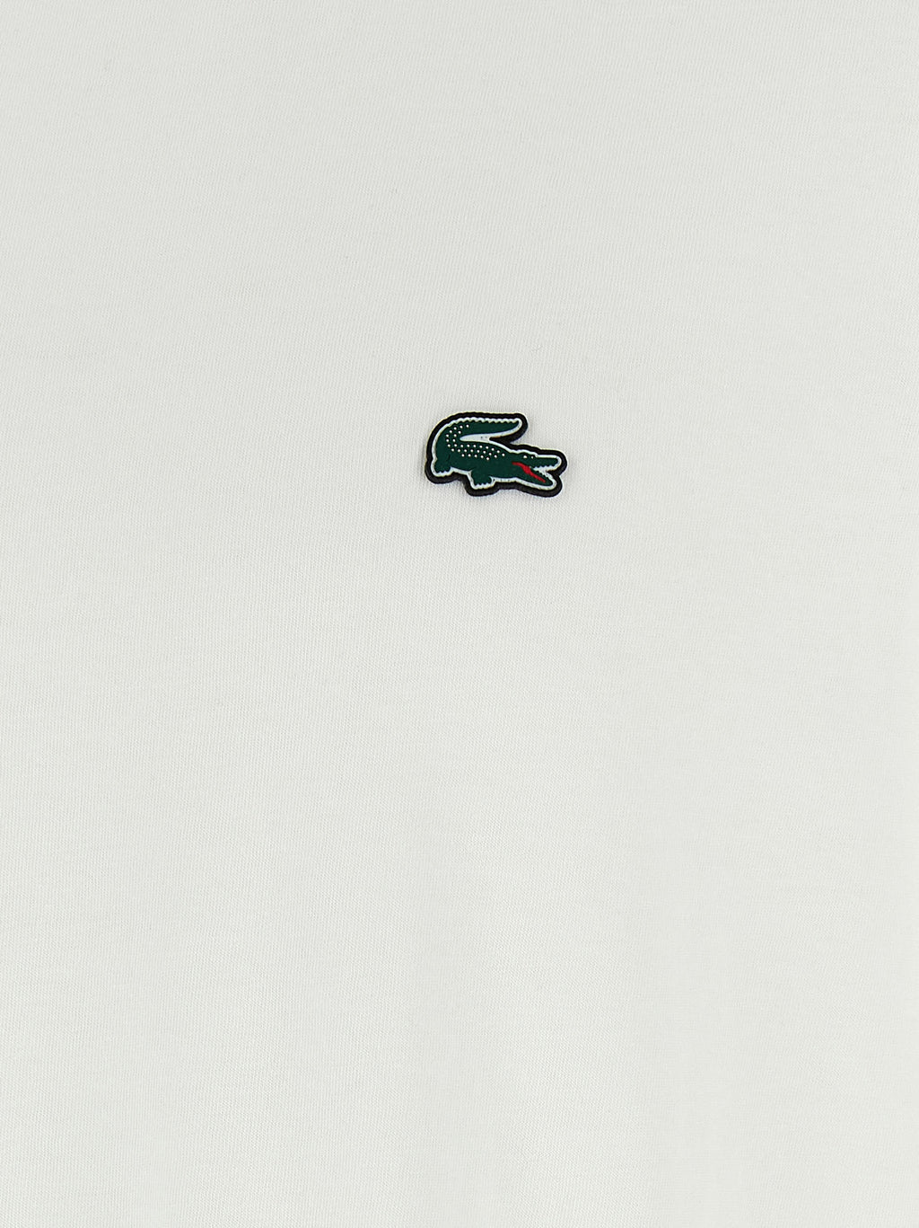 Lacoste White Cotton T-Shirt