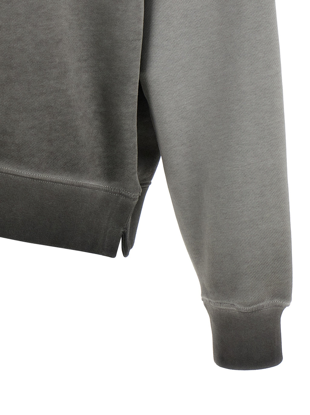 Off-White Gray Cotton Sweatshirt