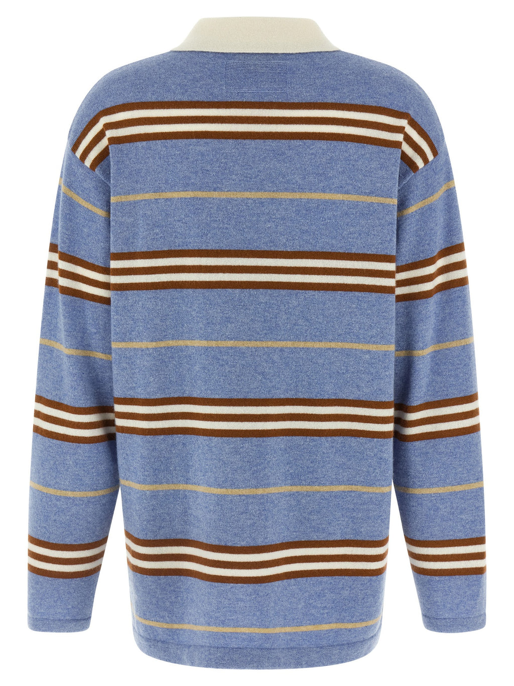 Guest in Residence Blue Cashmere Polo Shirt