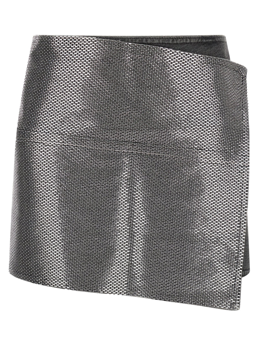 Haikure Gray Cotton Long Skirt