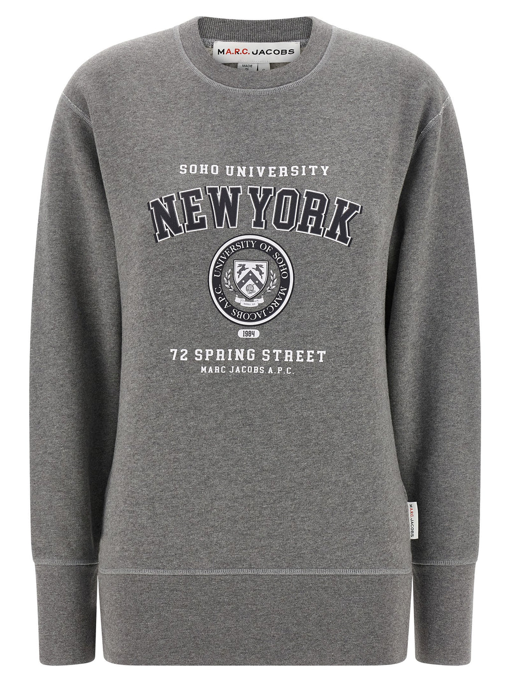 A.P.C. Gray Cotton Sweatshirt