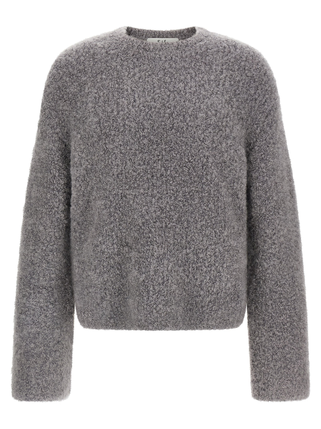 SÉFR Gray Fabric Cardigan