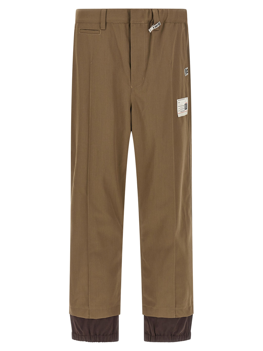 Maison Mihara Yasuhiro Bicolor Polyester Casual Pants