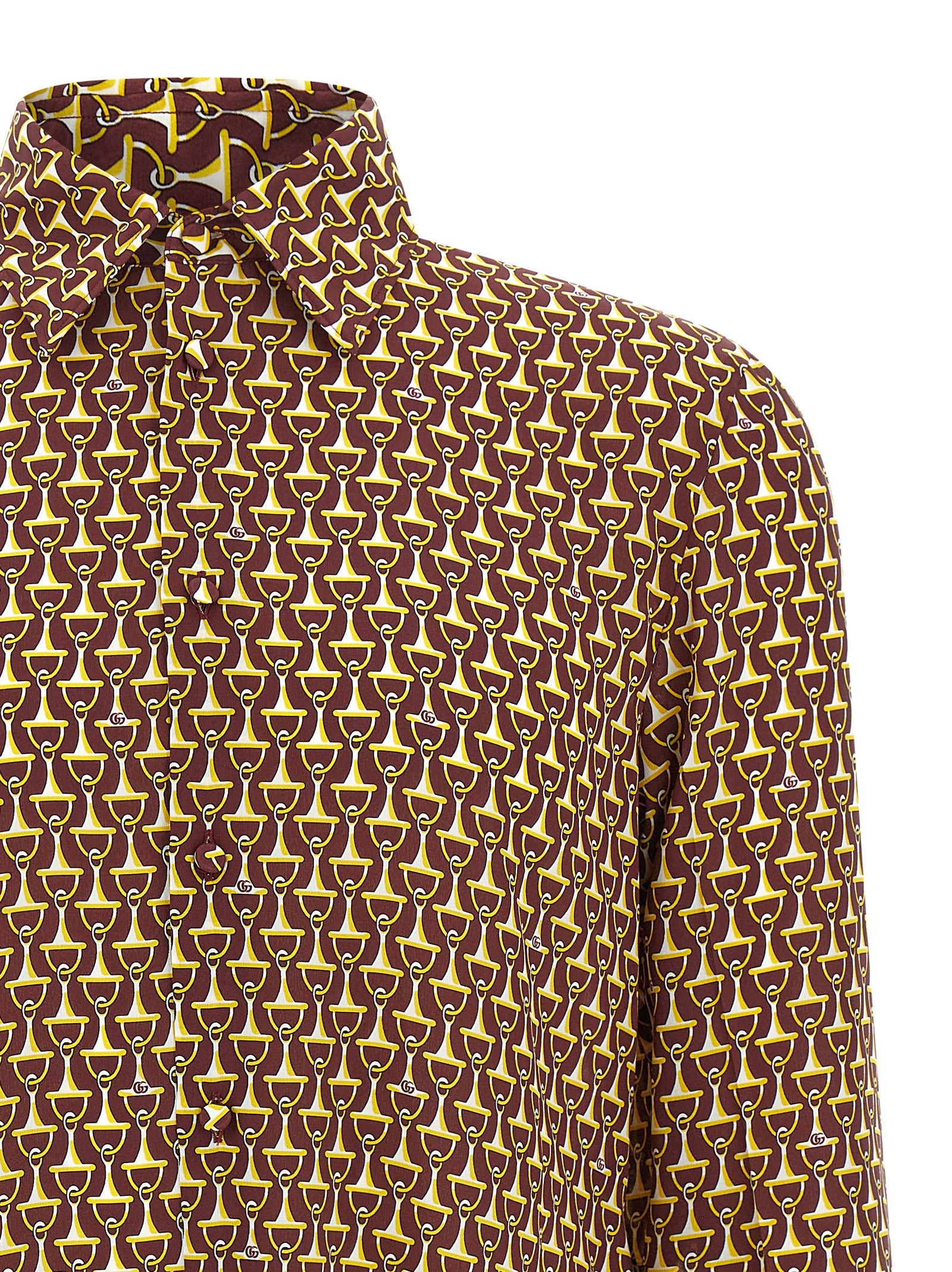 Gucci Multicolor Silk Blouse