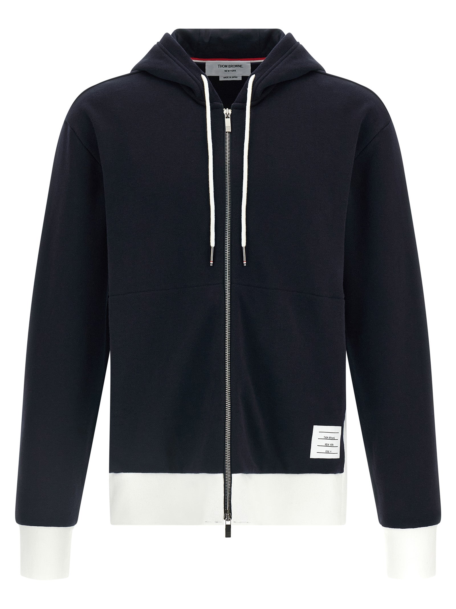 Thom Browne Blue Cotton Sweatshirt
