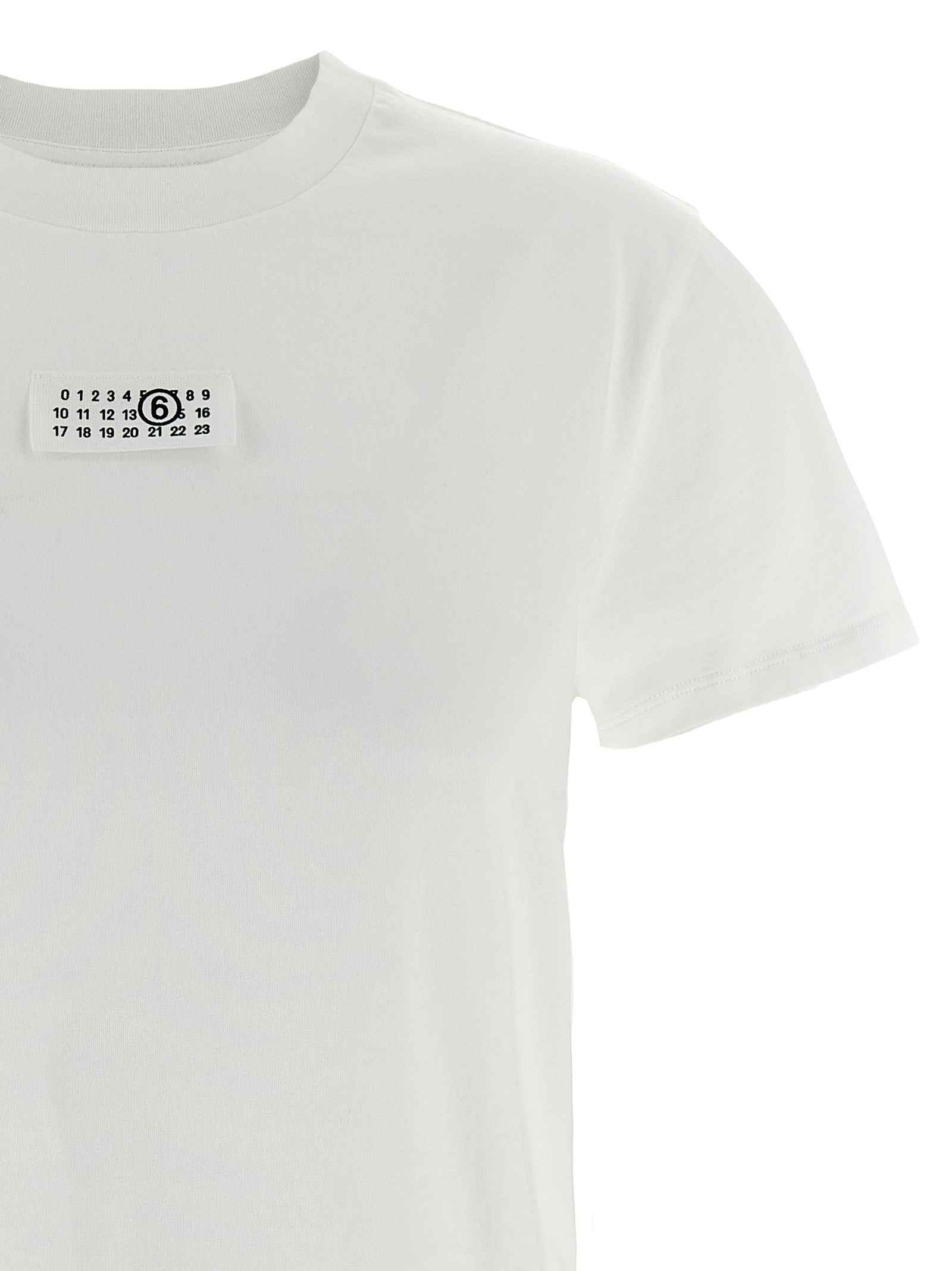 MM6 Maison Margiela White Cotton T-Shirt
