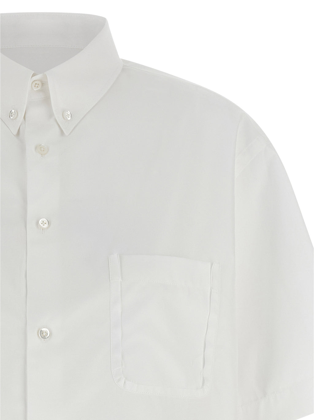 Maison Margiela White Cotton Blouse