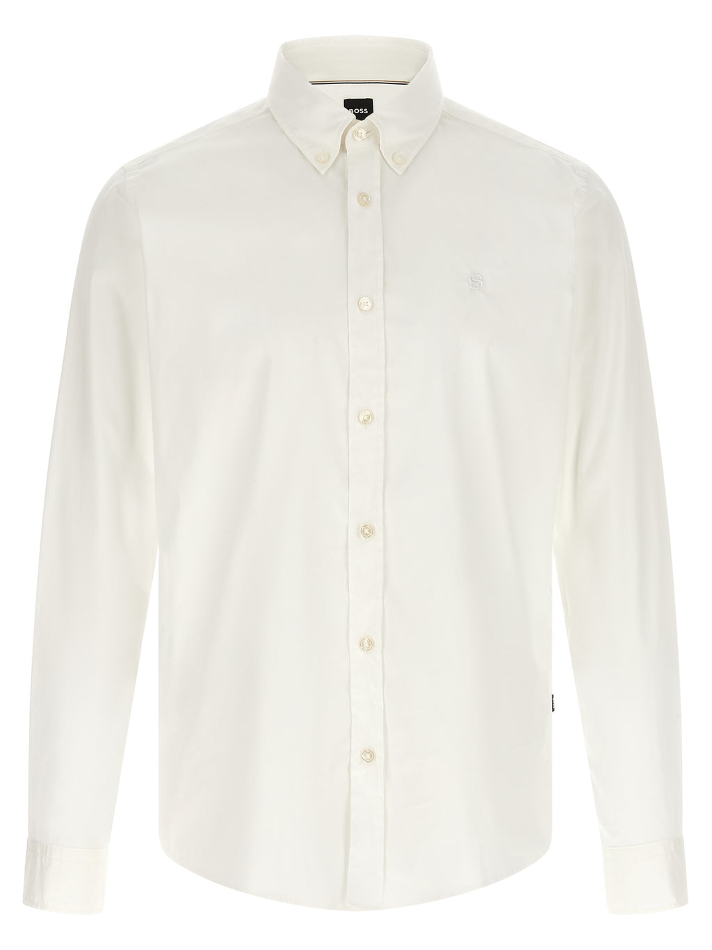 Hugo Boss White Cotton Blouse