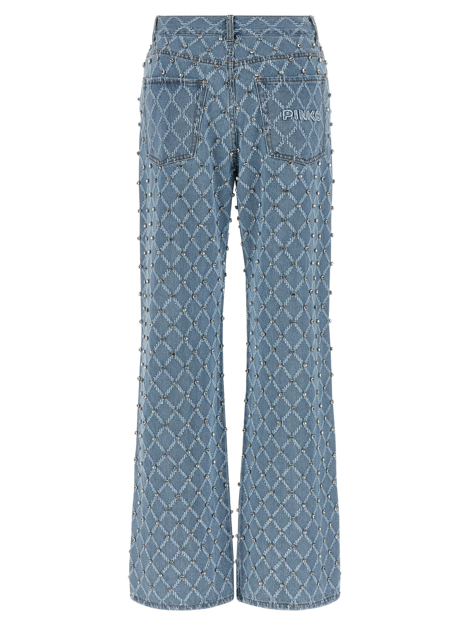 PINKO Blue Cotton Jeans Denim