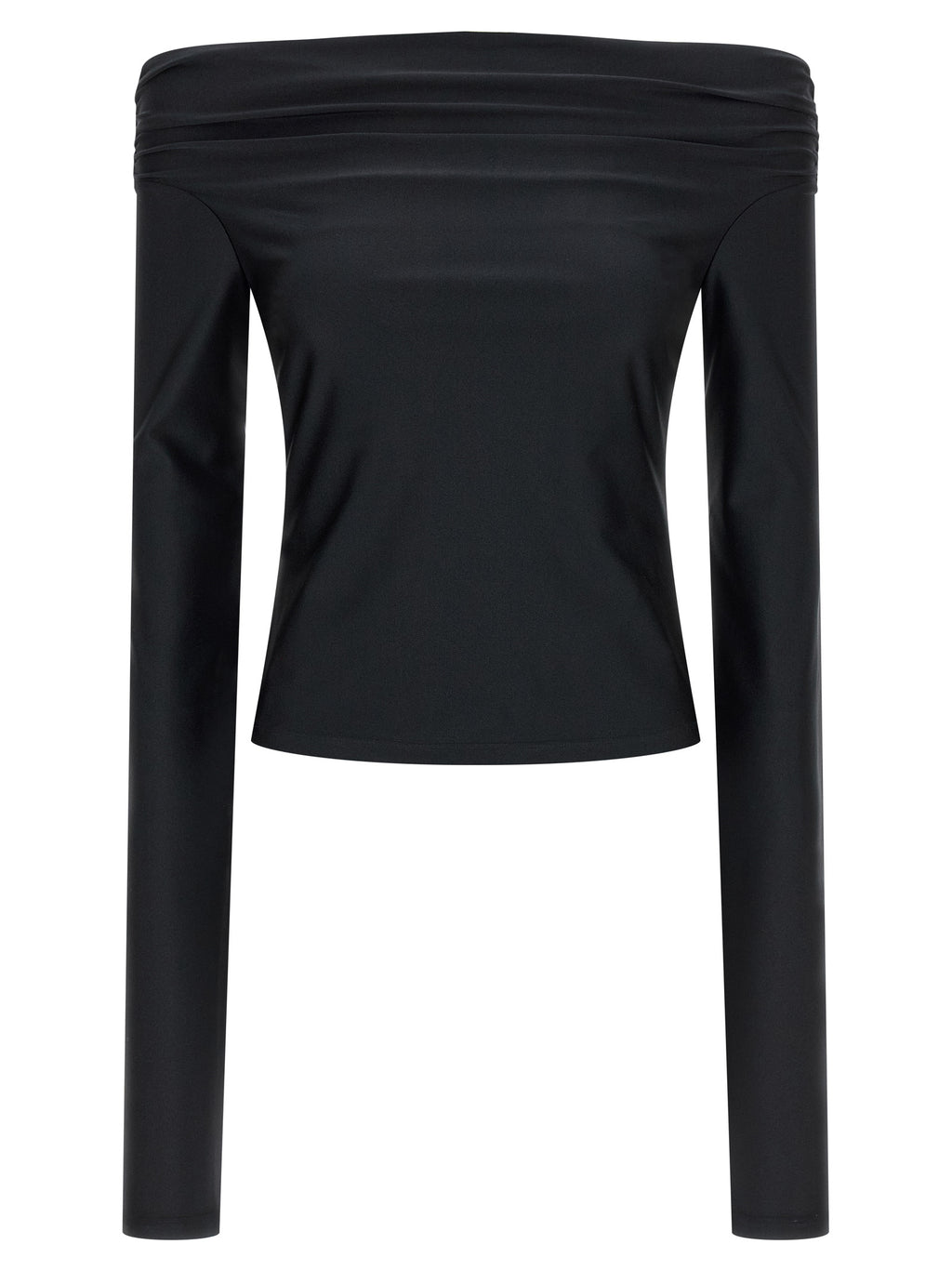 The Andamane Black Polyamide Tank Tops