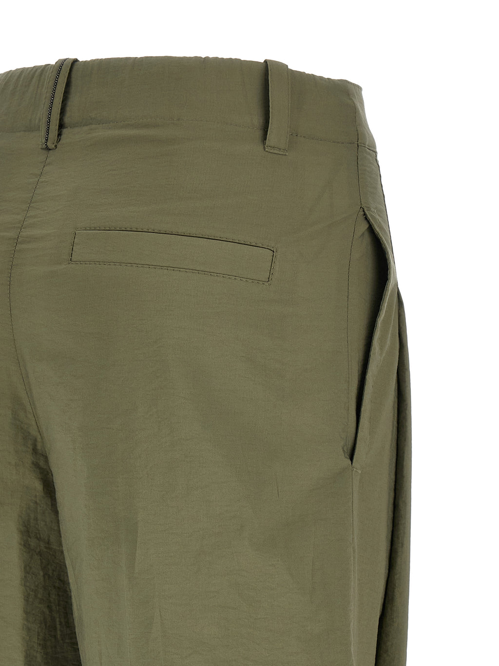 Brunello Cucinelli Bicolor Cotton Casual Pants