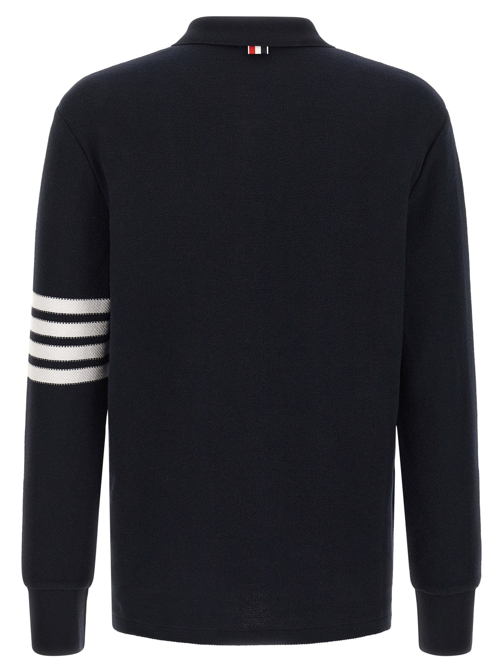 Thom Browne Blue Cotton Polo Shirt