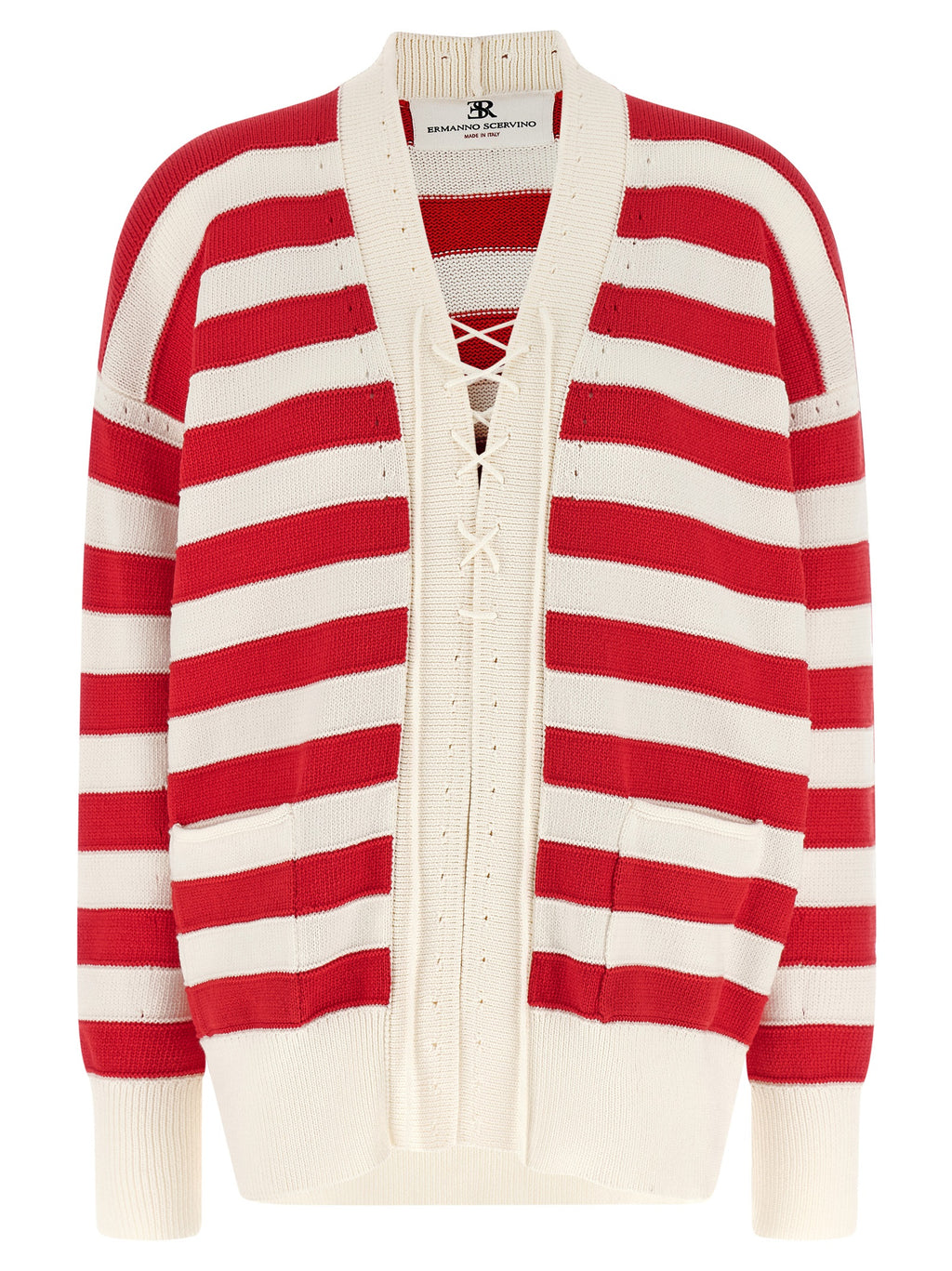 Ermanno Scervino Multicolor Cotton Cardigan