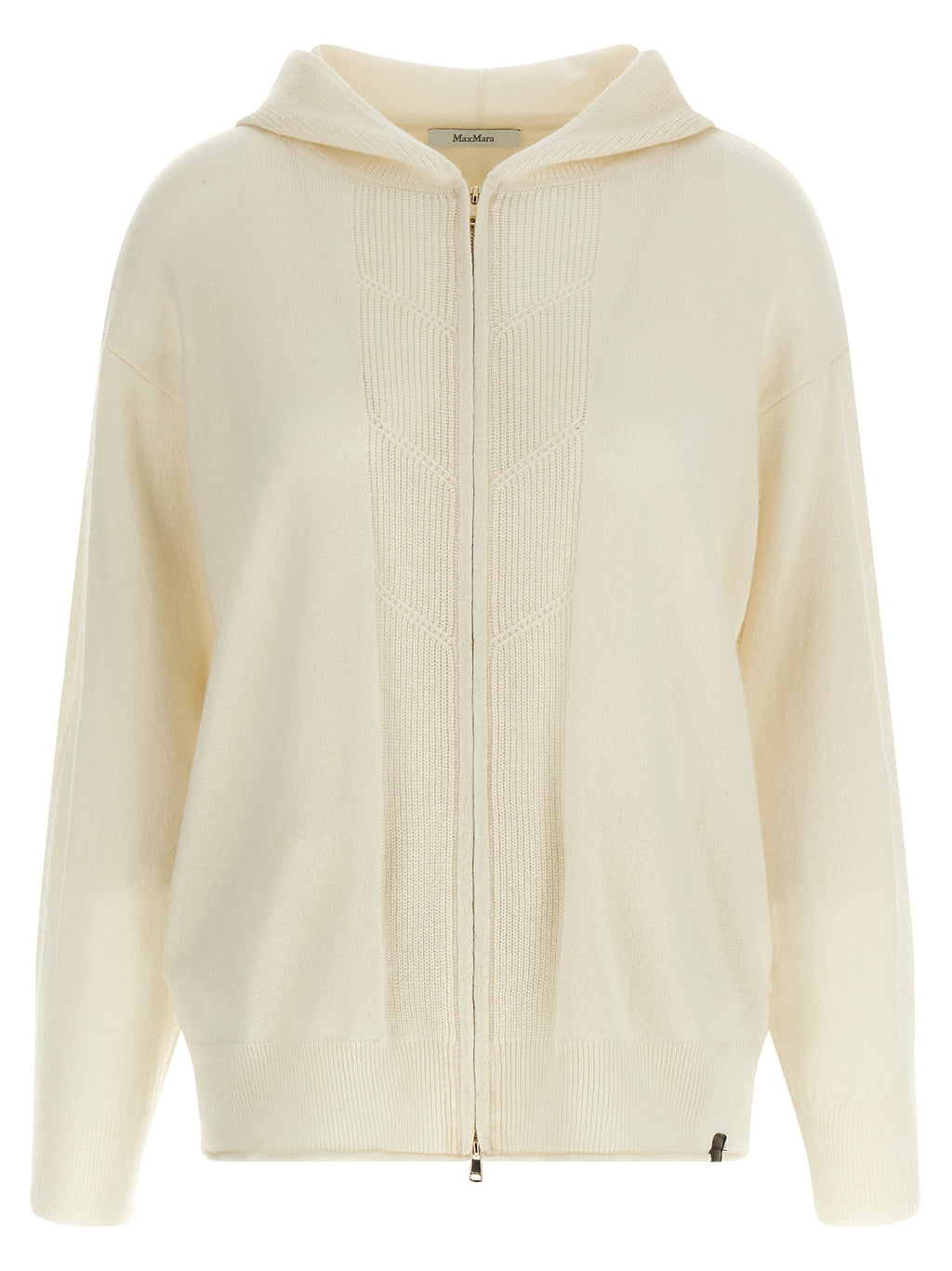 Max Mara White Cashmere Cardigan