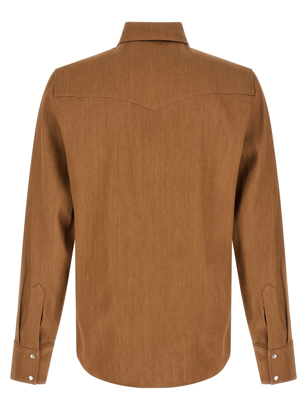 A.P.C. Brown Cotton Blouse