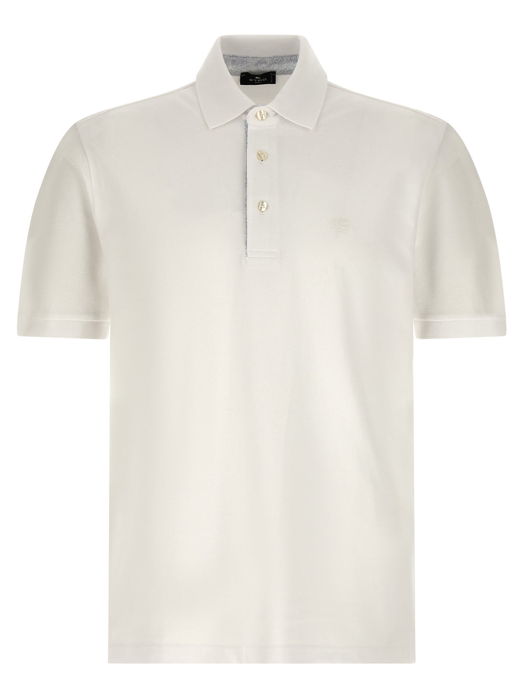 Etro White Cotton Polo Shirt