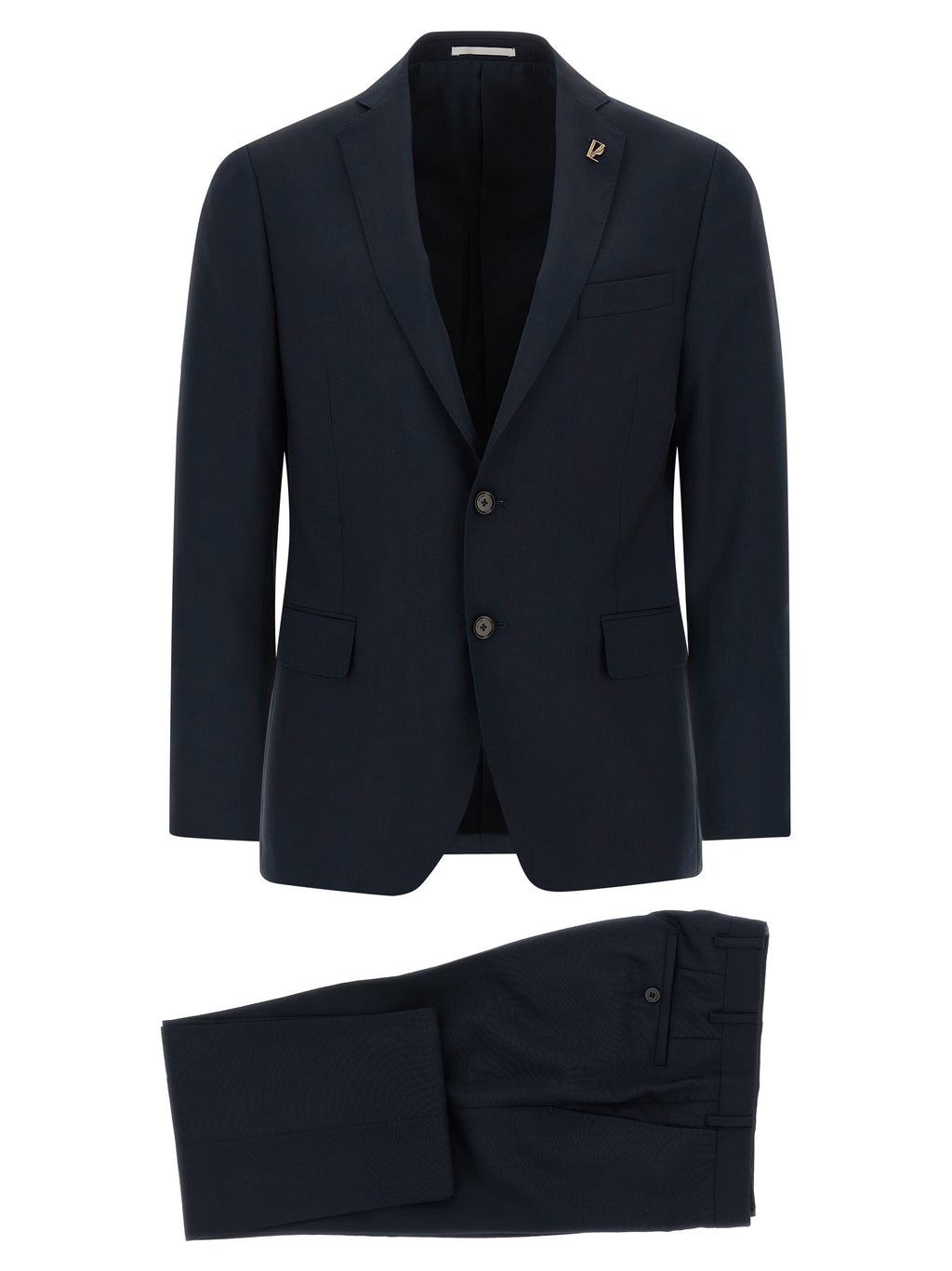 Pal Zileri Blue Wool Two-Piece Suit