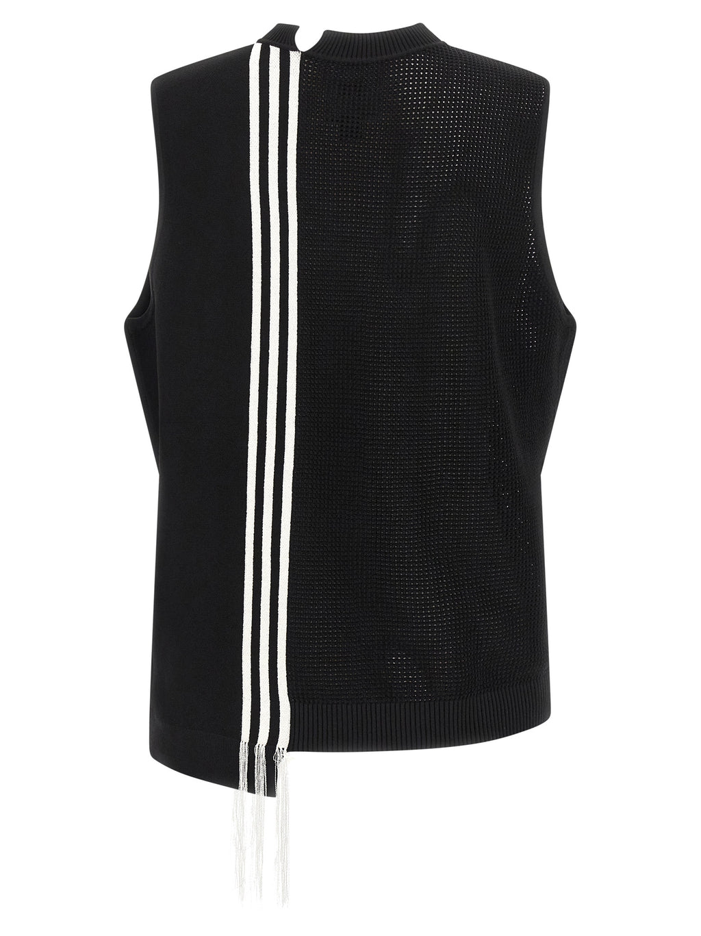 Y-3 Black Rayon Sleeveless Jacket