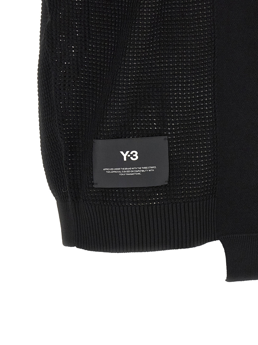 Y-3 Black Rayon Sleeveless Jacket