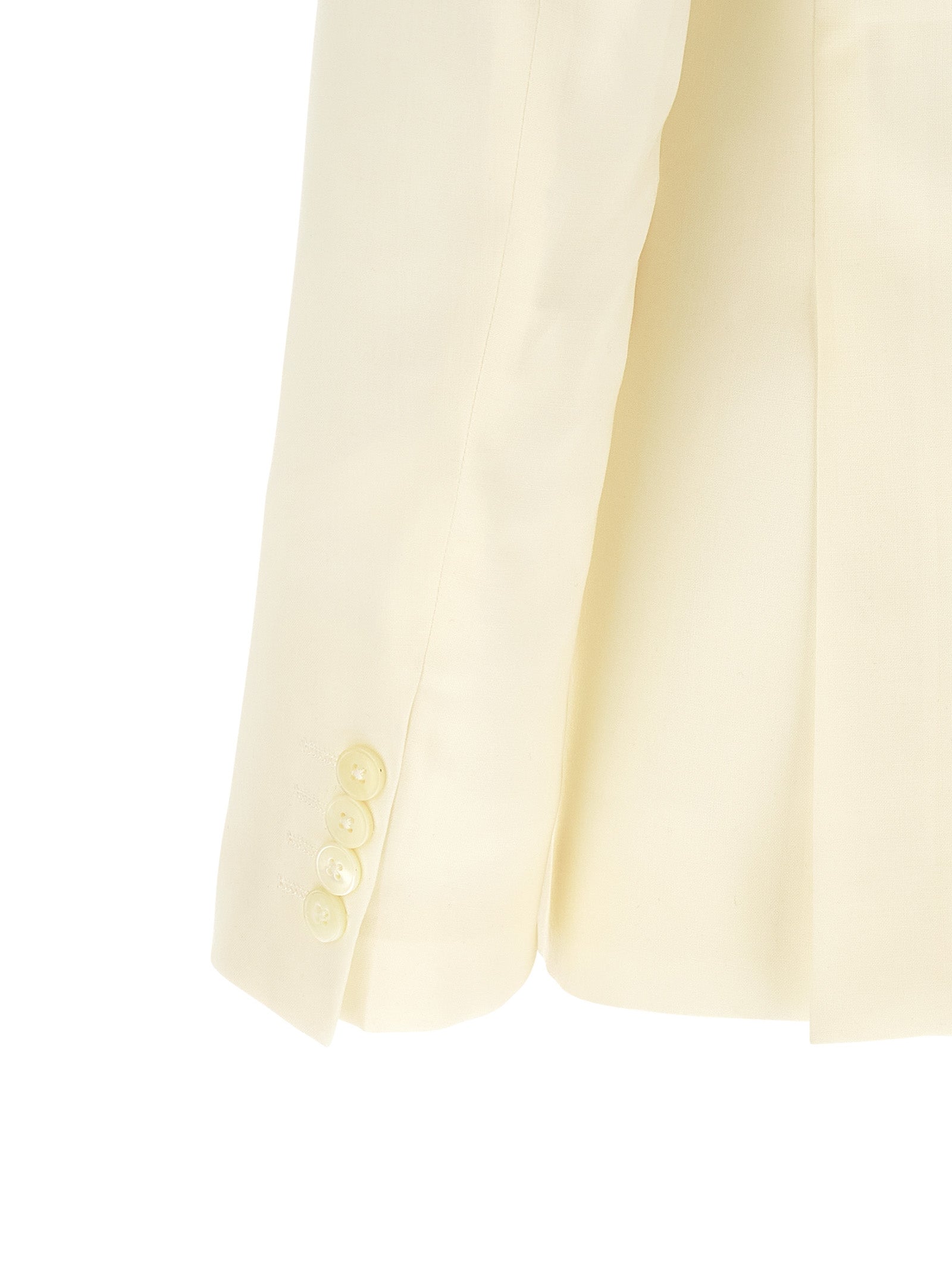 Pal Zileri White Wool Two-Piece Suit