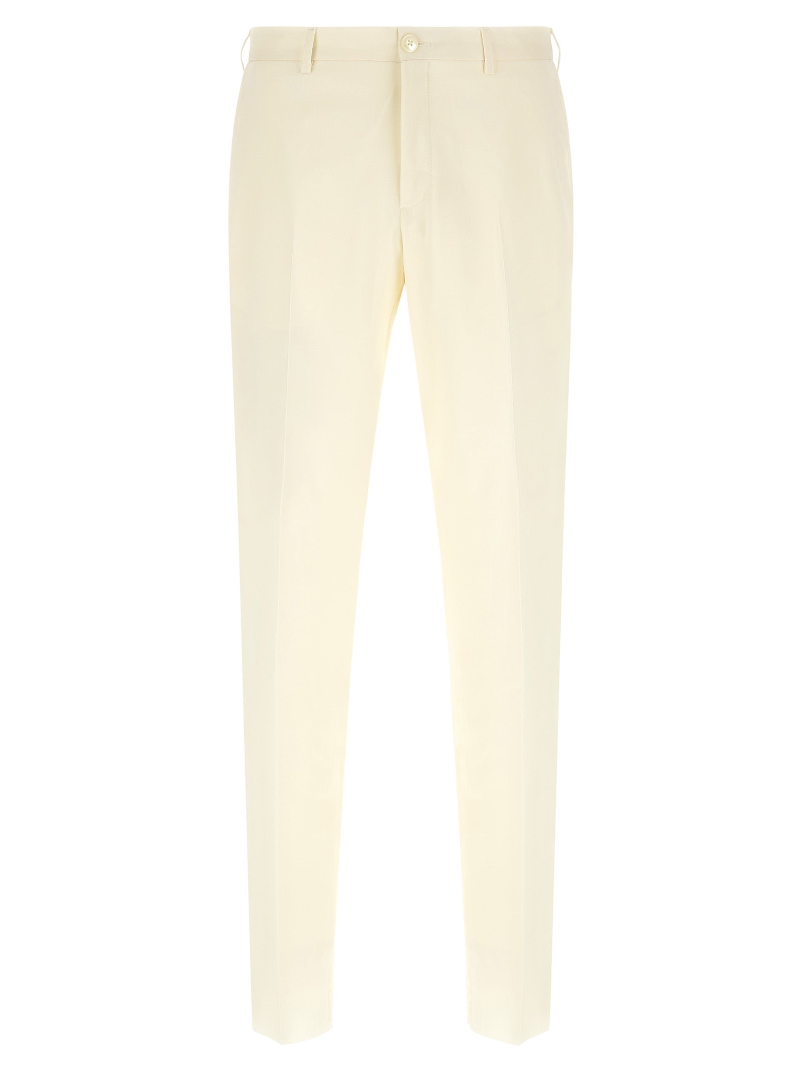 Pal Zileri White Wool Two-Piece Suit