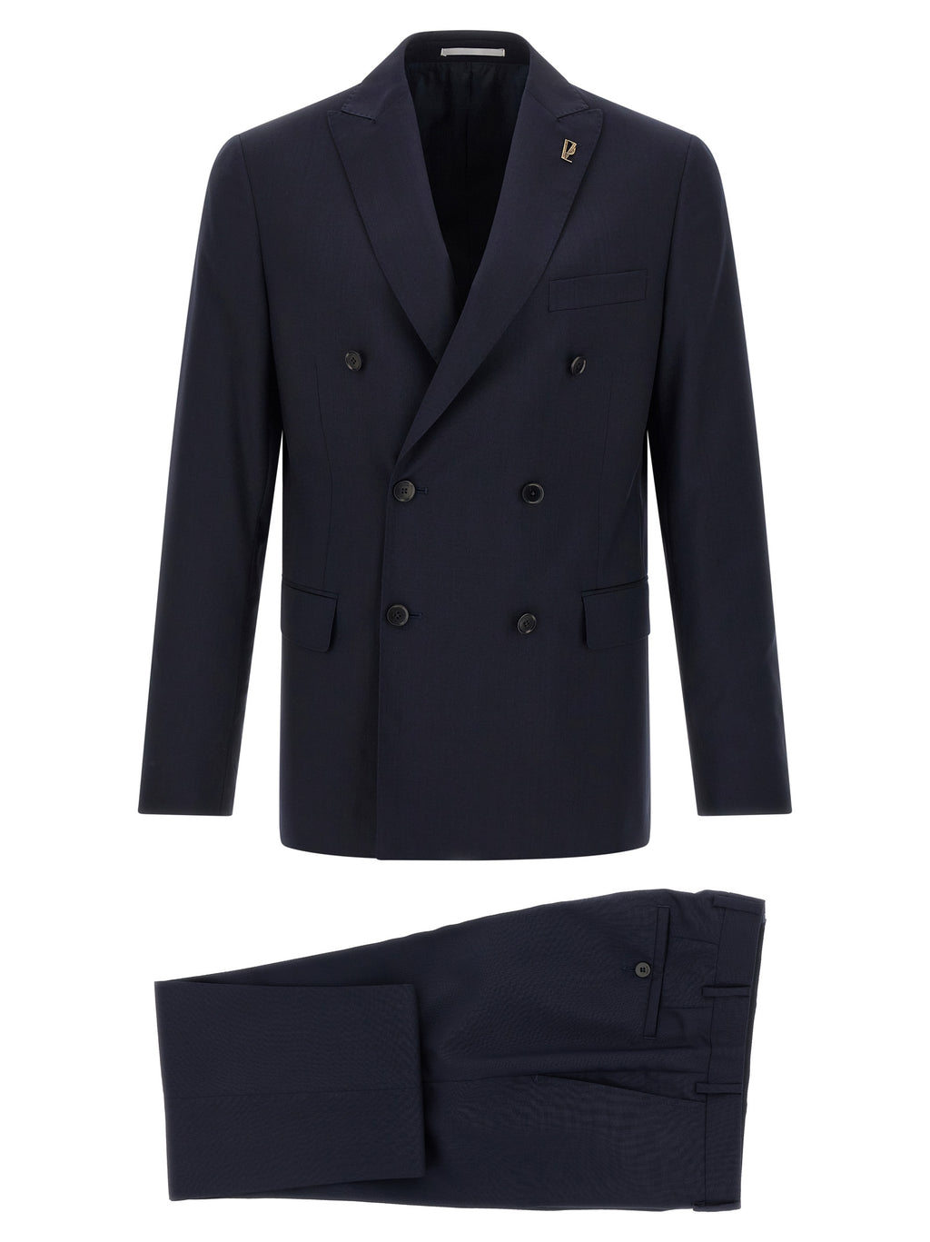 Pal Zileri Blue Wool Two-Piece Suit