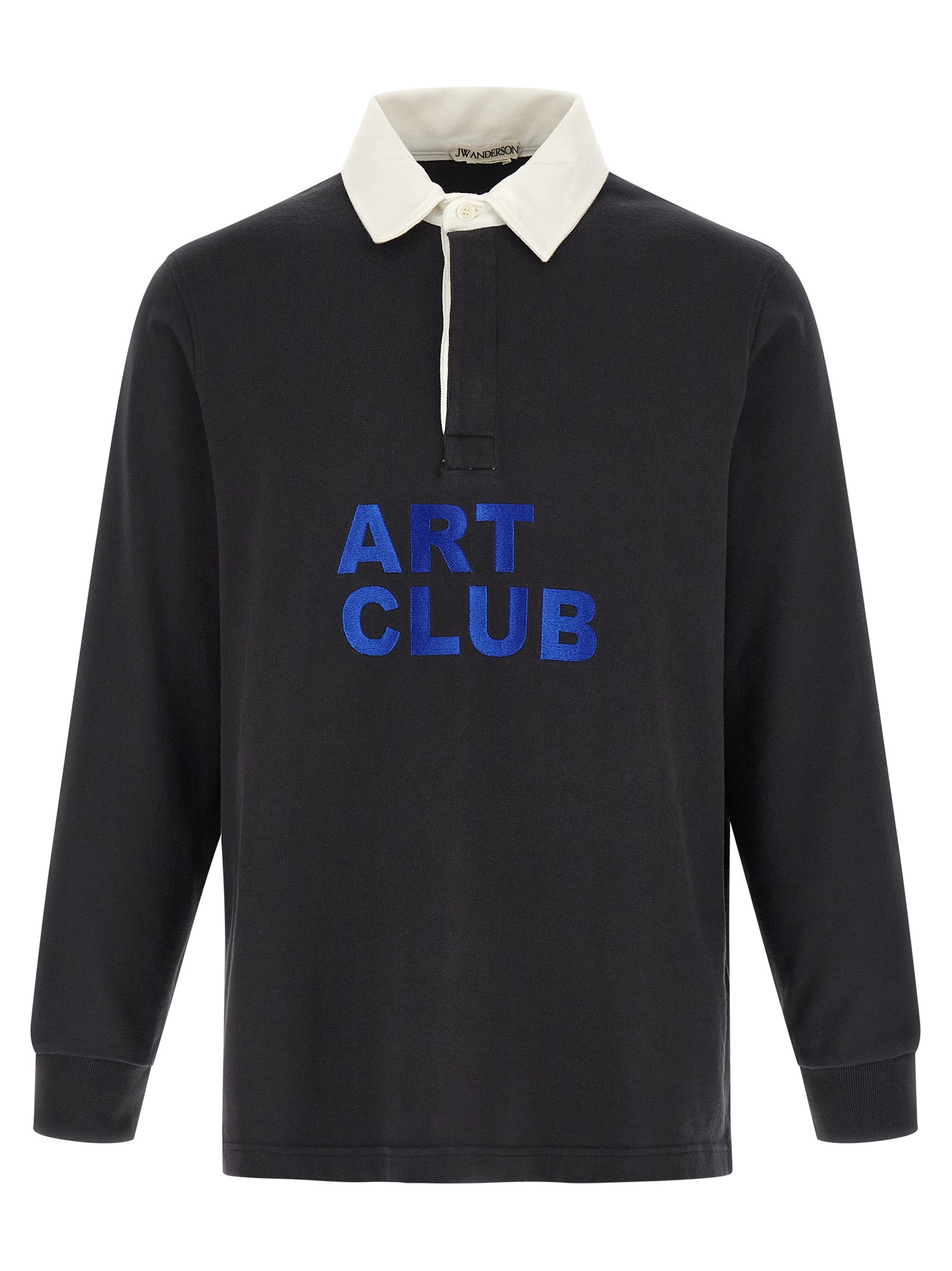 J.W.Anderson Black Cotton Polo Shirt
