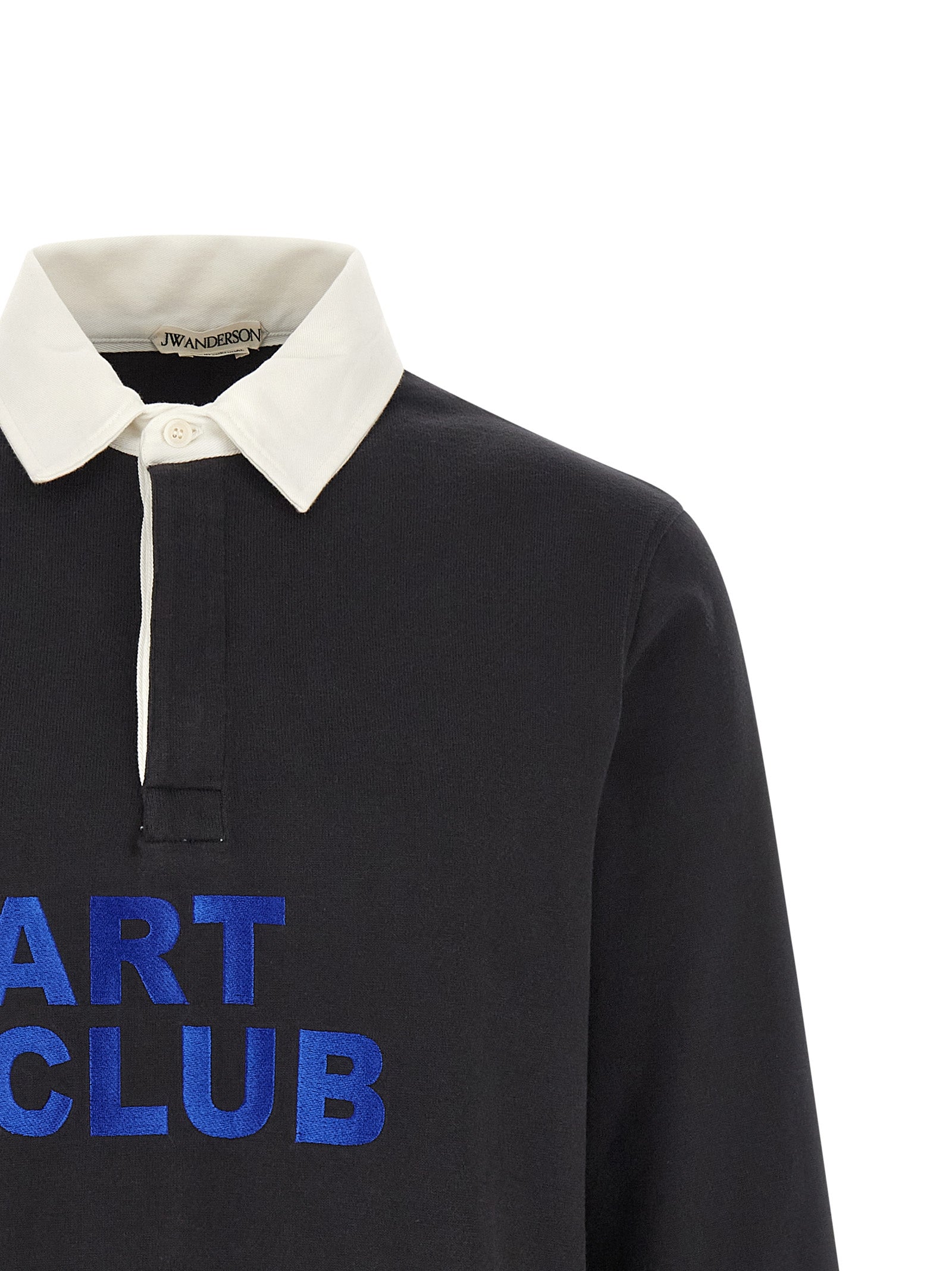 J.W.Anderson Black Cotton Polo Shirt