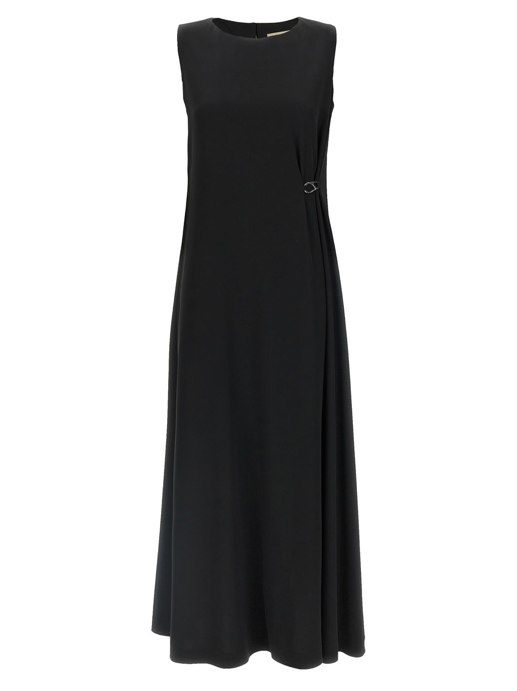 Herno Black Polyester Long Dress