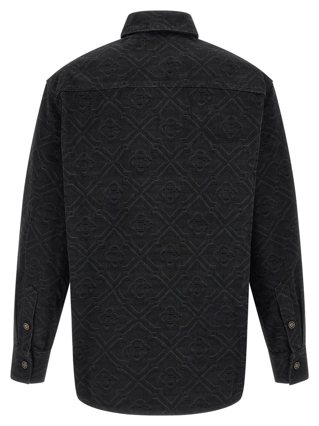Casablanca Black Cotton Blouse