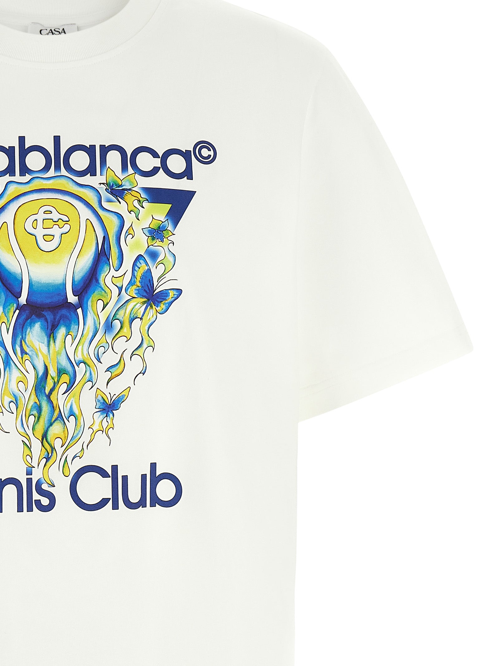 Casablanca White Organic Cotton T-Shirt